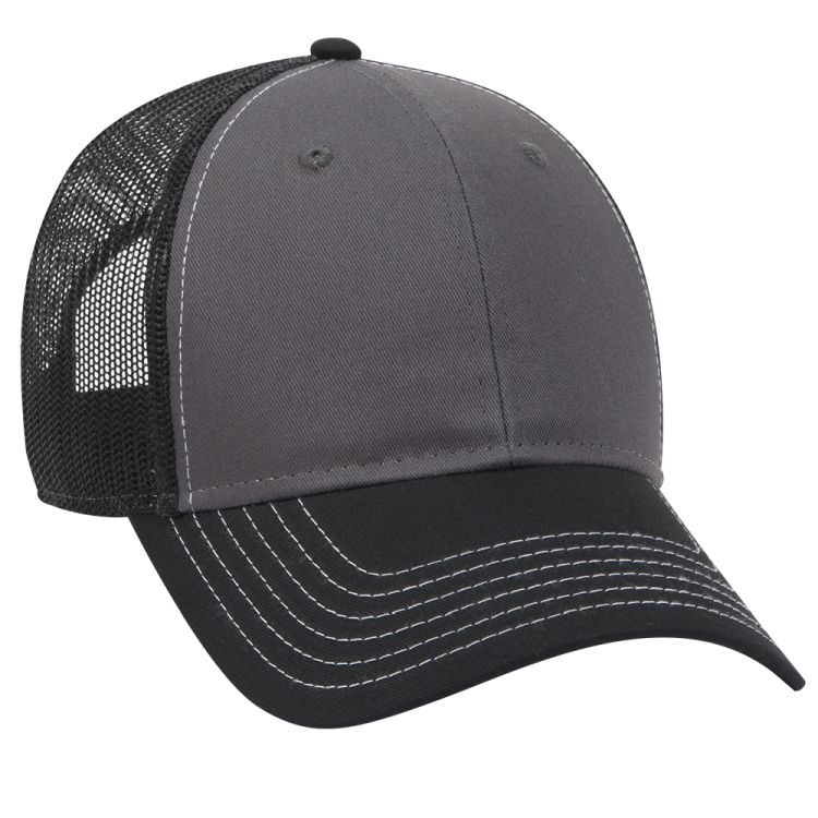 OTTO CAP® 6 Panel Low Profile Mesh Back Trucker Hat 236