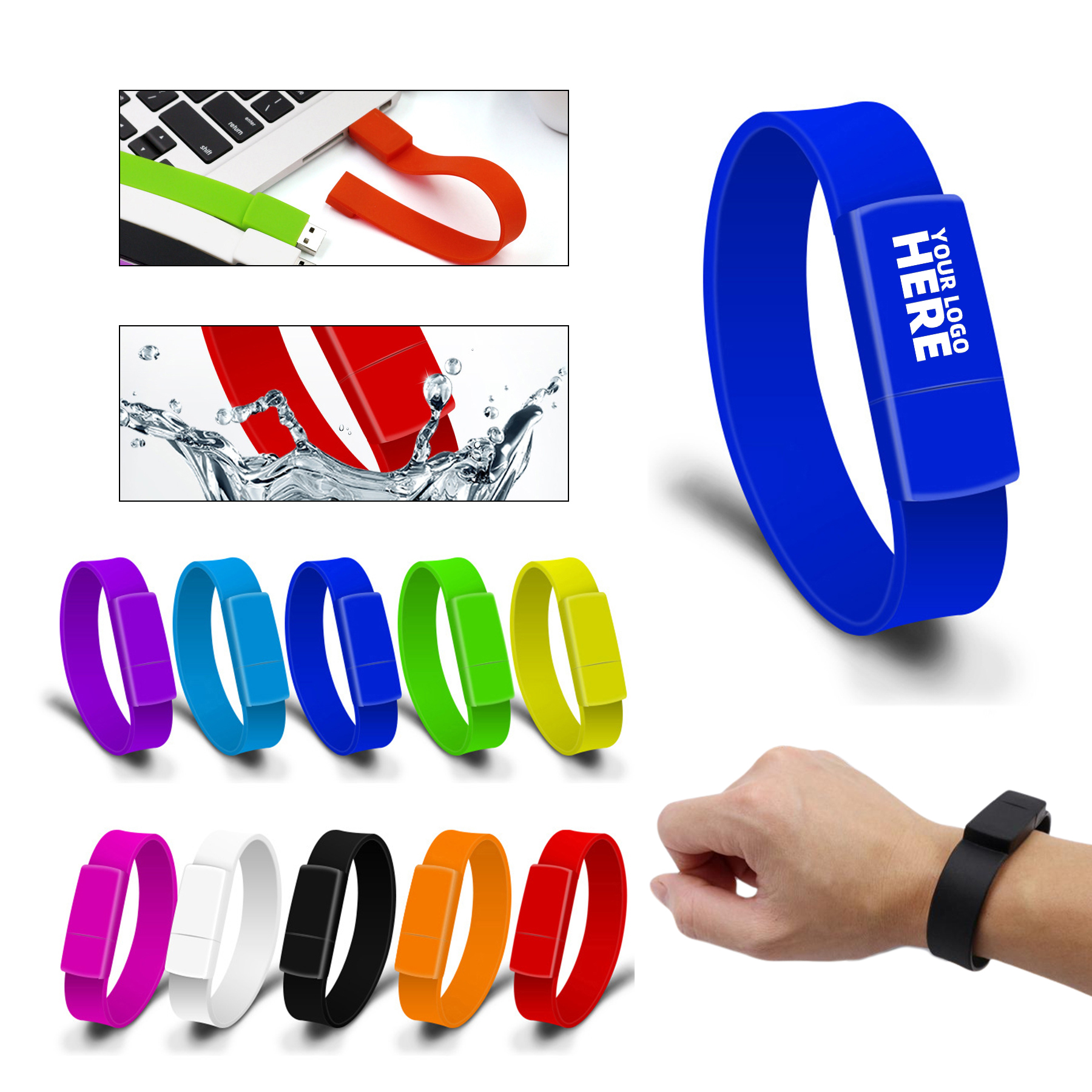 1 GB Wristband USB Flash Drive 1