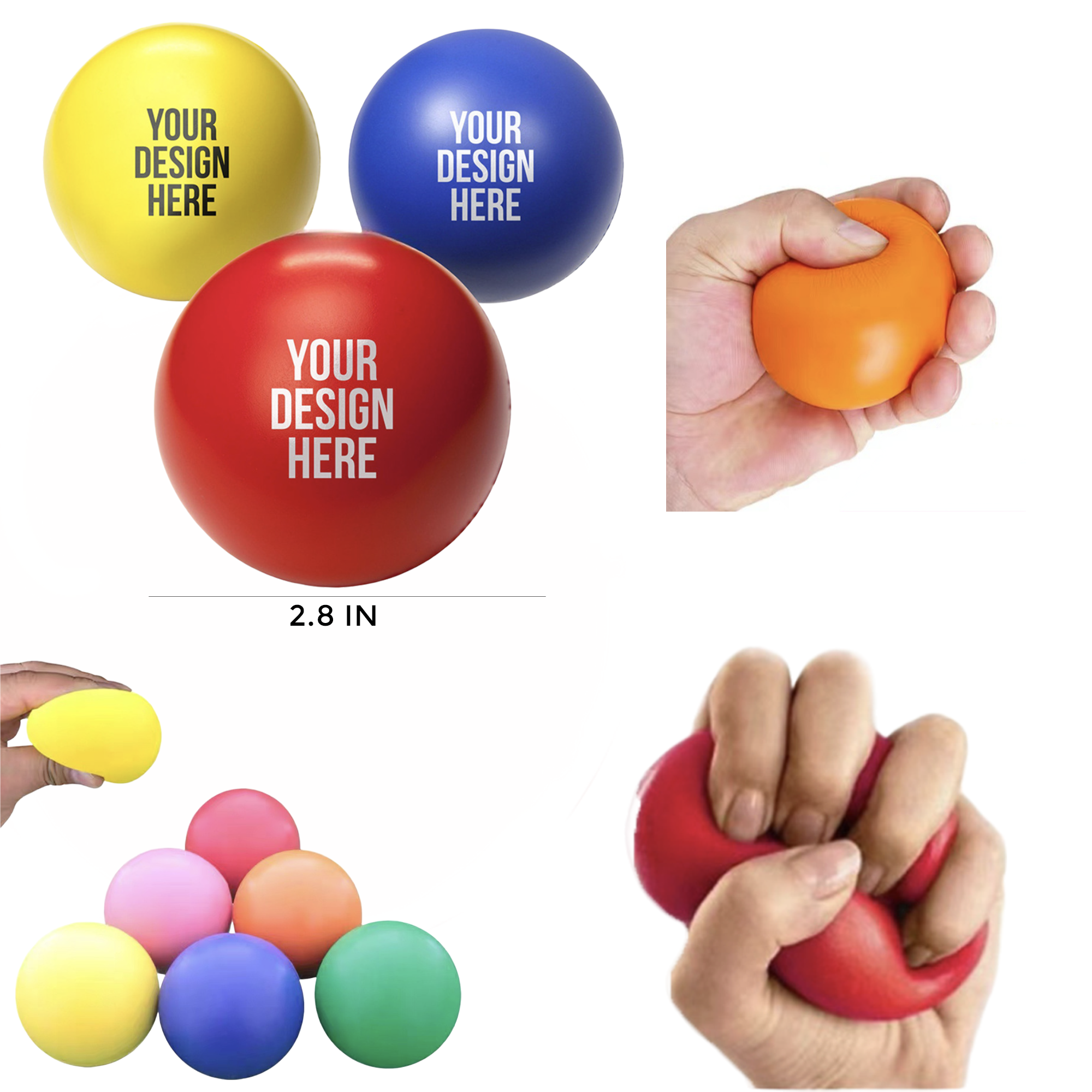 MOQ 10 PCS Versatile Stress Ball 1