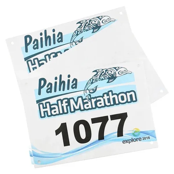 Custom Marathon Bib Number 7