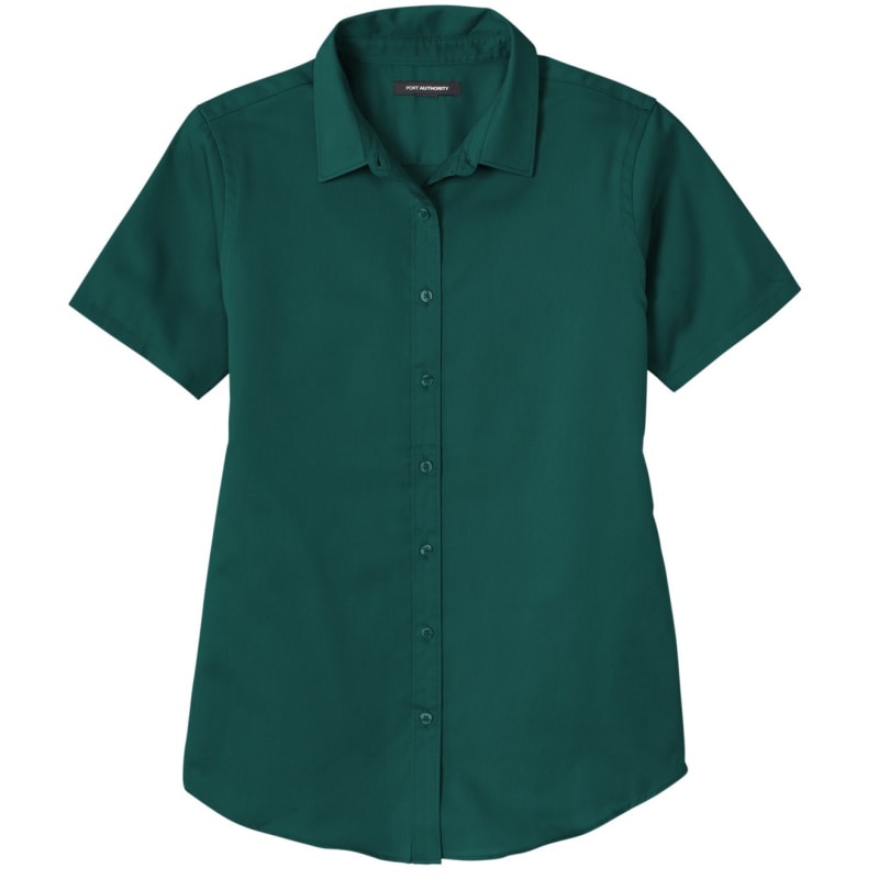 Port Authority Ladies Short Sleeve SuperPro React Twill Shirt. 42