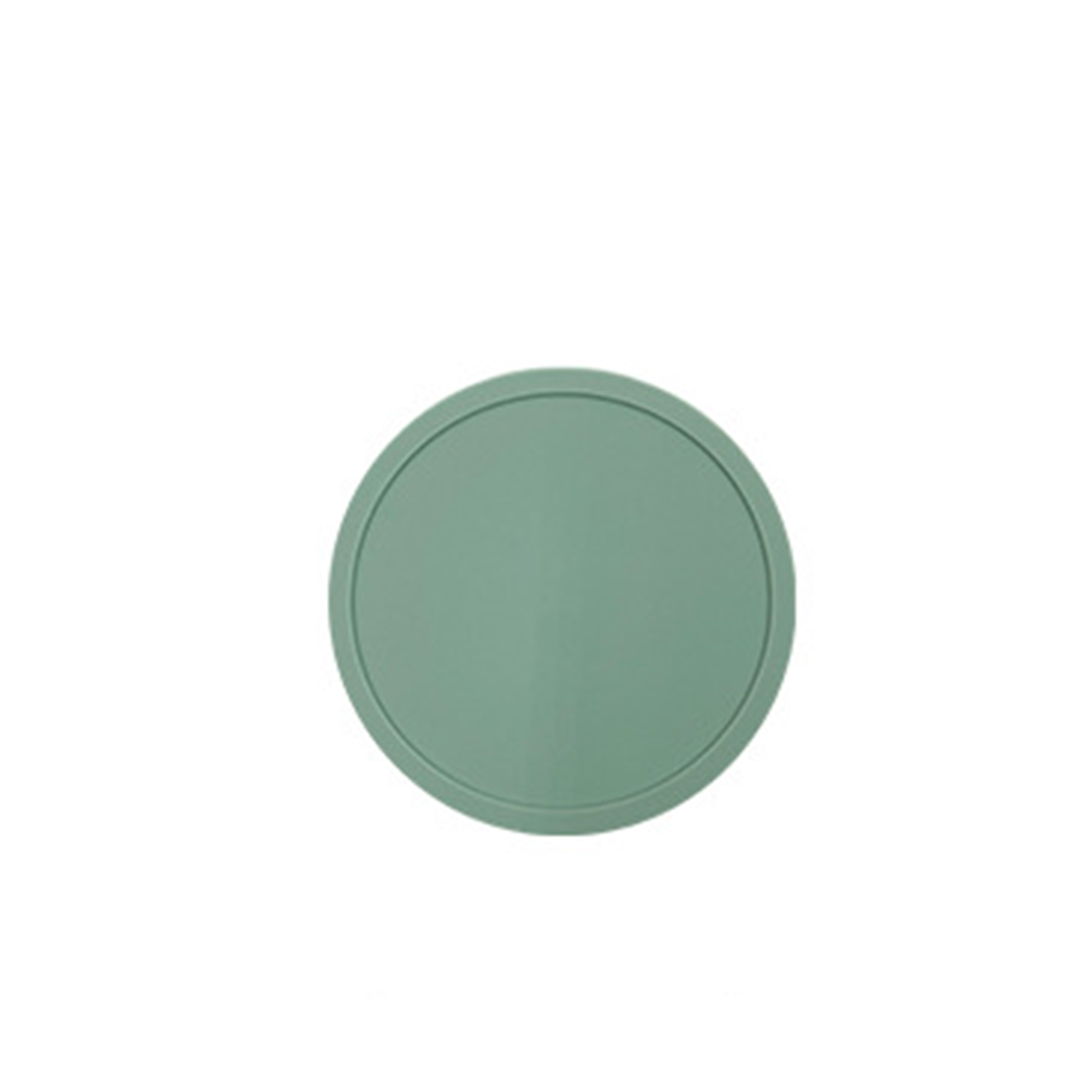 Heat Resistant Silicone Cup Coaster 3.93" Diameter Non Slip Rim 15