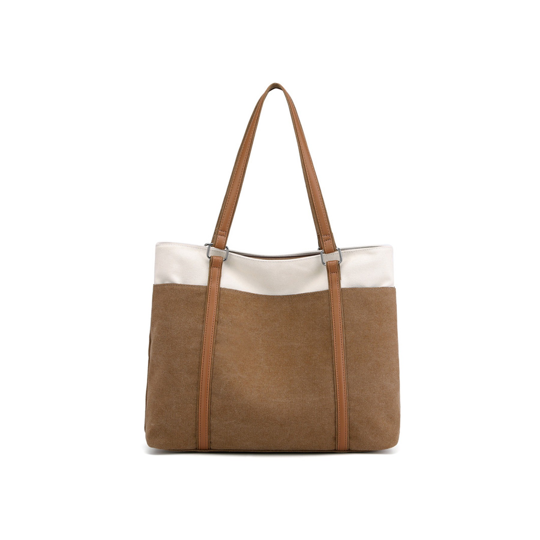 Women Laptop Tote Bag For Work Lightweight Splice Canvas 1