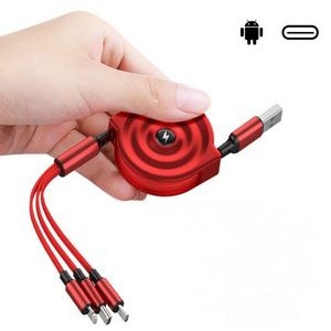 3 In 1 Telescopic Fast Charging Cable 3