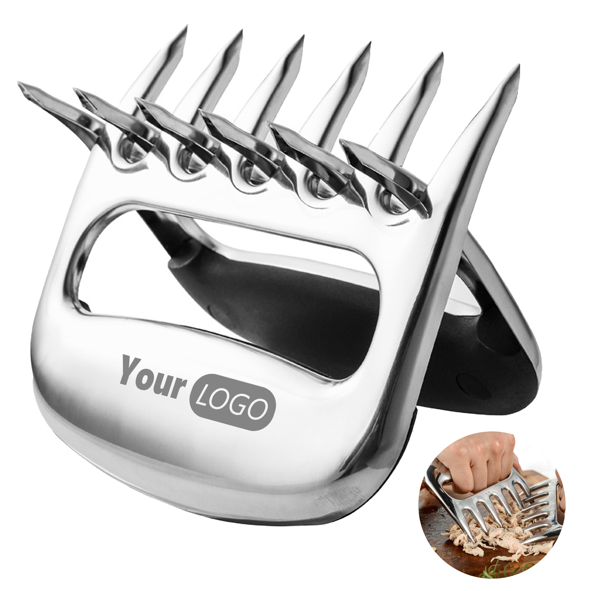 Stainless Steel Professional-Grade Meat Shredding Claws 6