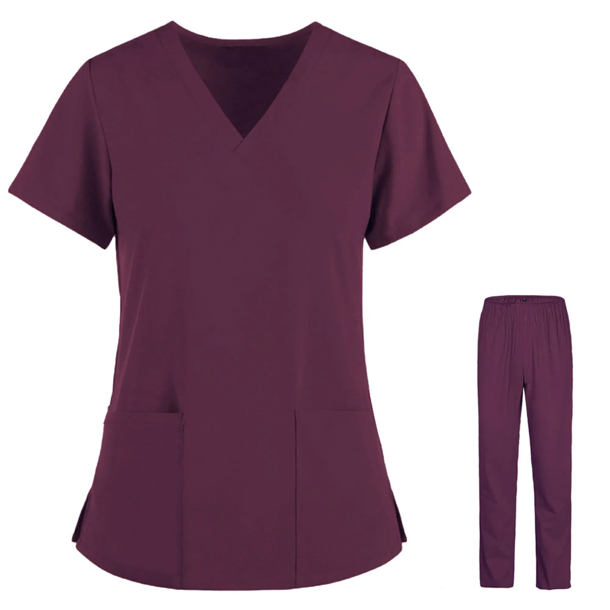 Stretchy Scrubs Medical Nursing Outfit 6