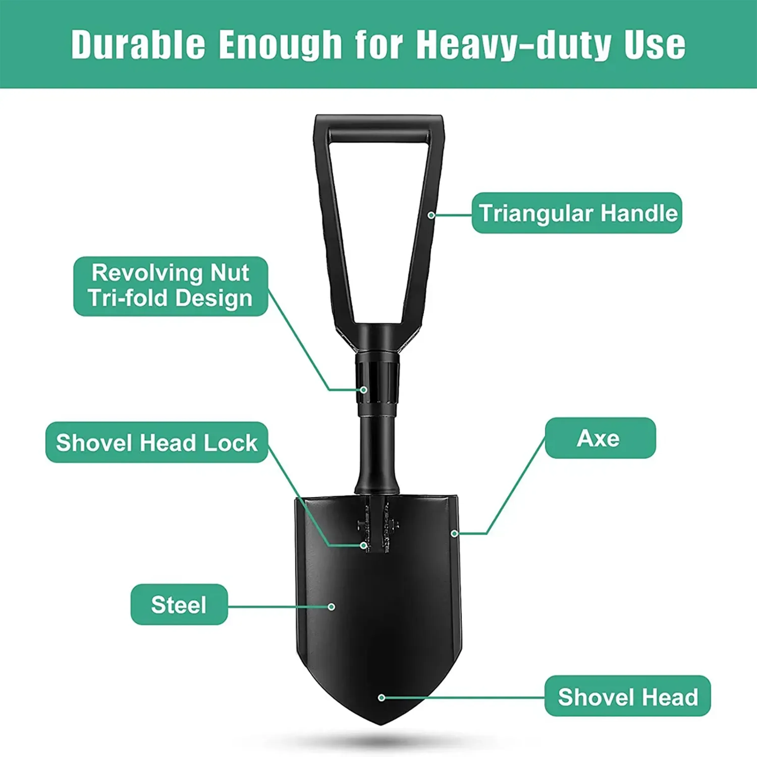 Metal Foldable Shovels 3