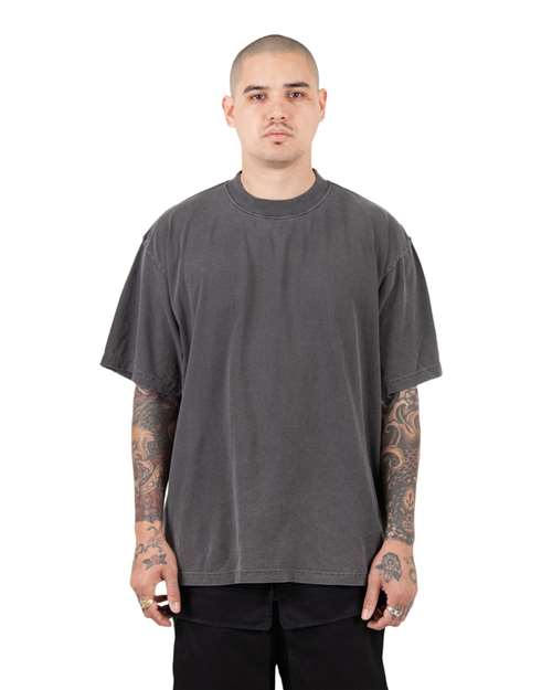 Unisex Garment-Dyed Reverse Tee - SHGRS 15