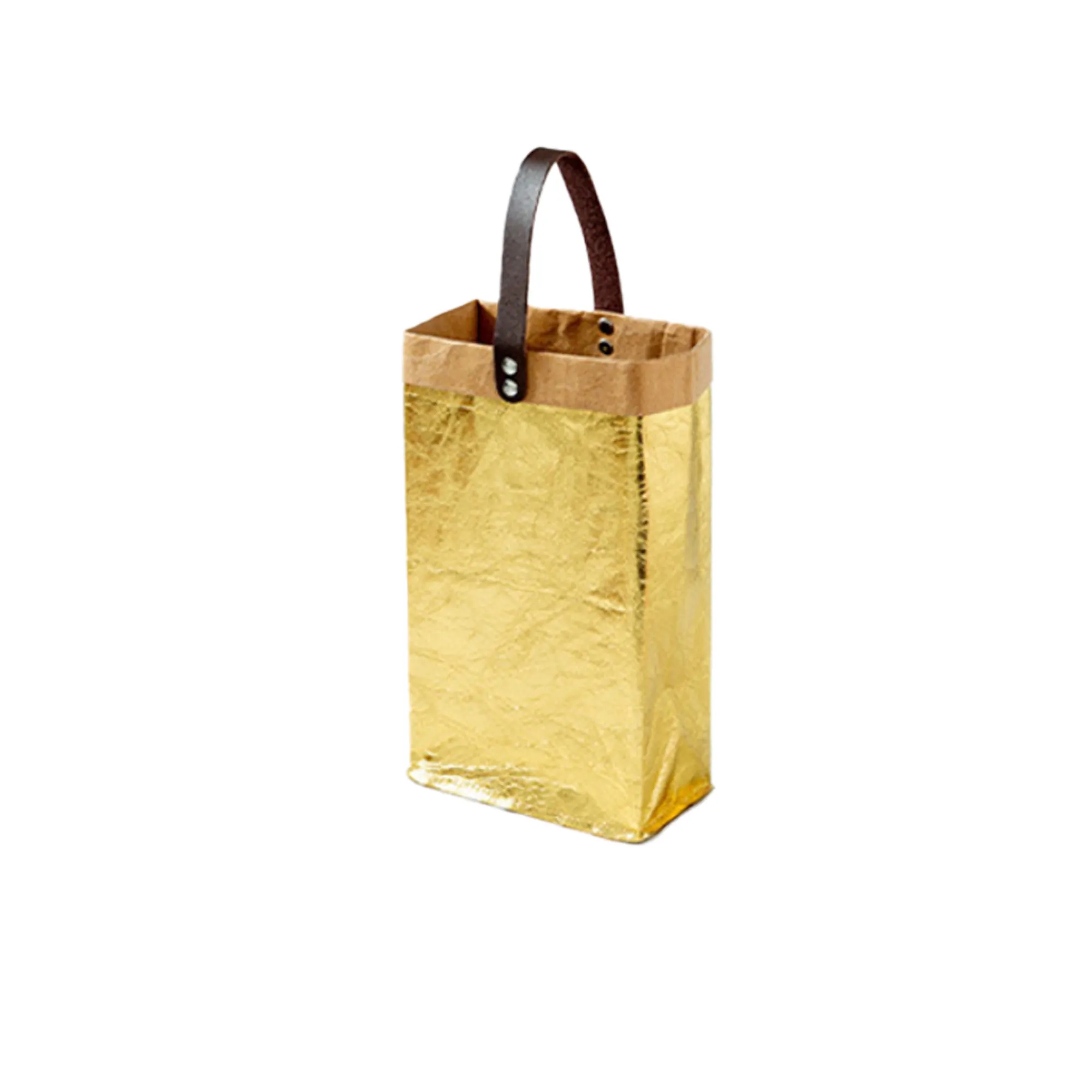 High End Washed Kraft Paper Red Wine Bag 10