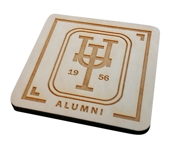 Custom Laser Etched Birch Coasters 4