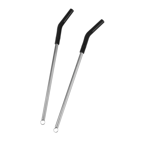 Reusable Stainless Steel Two Straw Set 22
