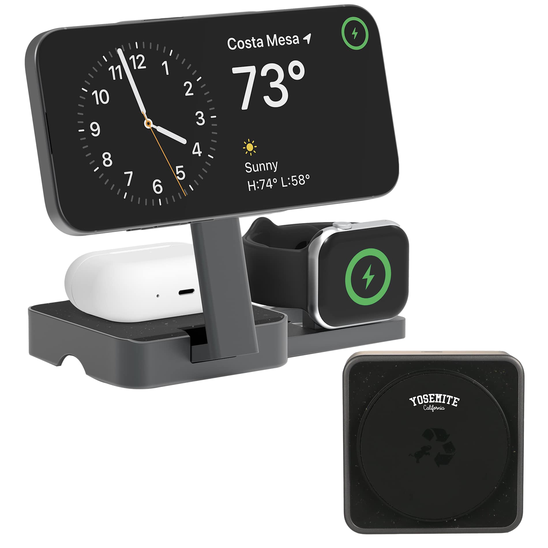 Nimble Pivot 3-in-1 Wireless Compact Charger