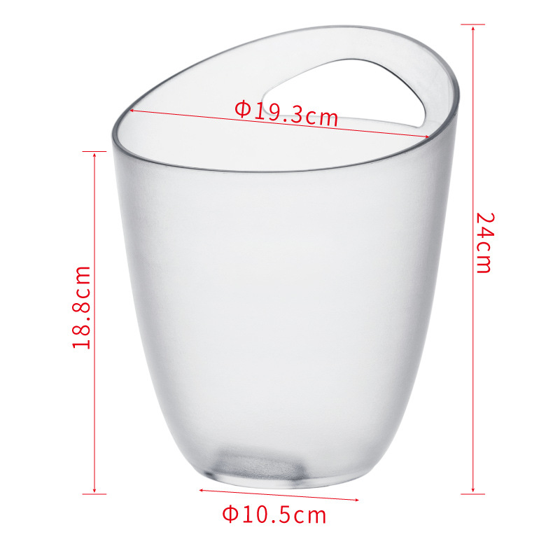3-Liter Ice Bucket with Handles Wine Bucket 6