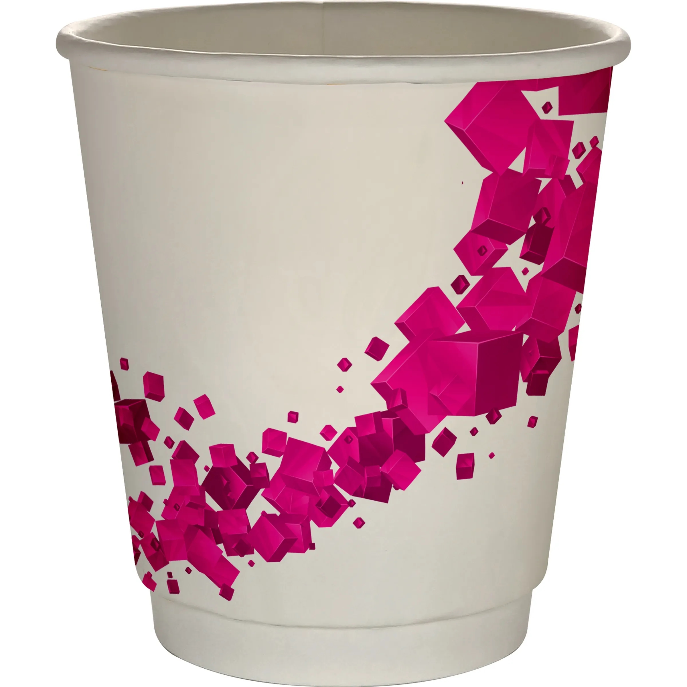 10 oz Full Color Floating Cubes Insulated Paper Cup 19