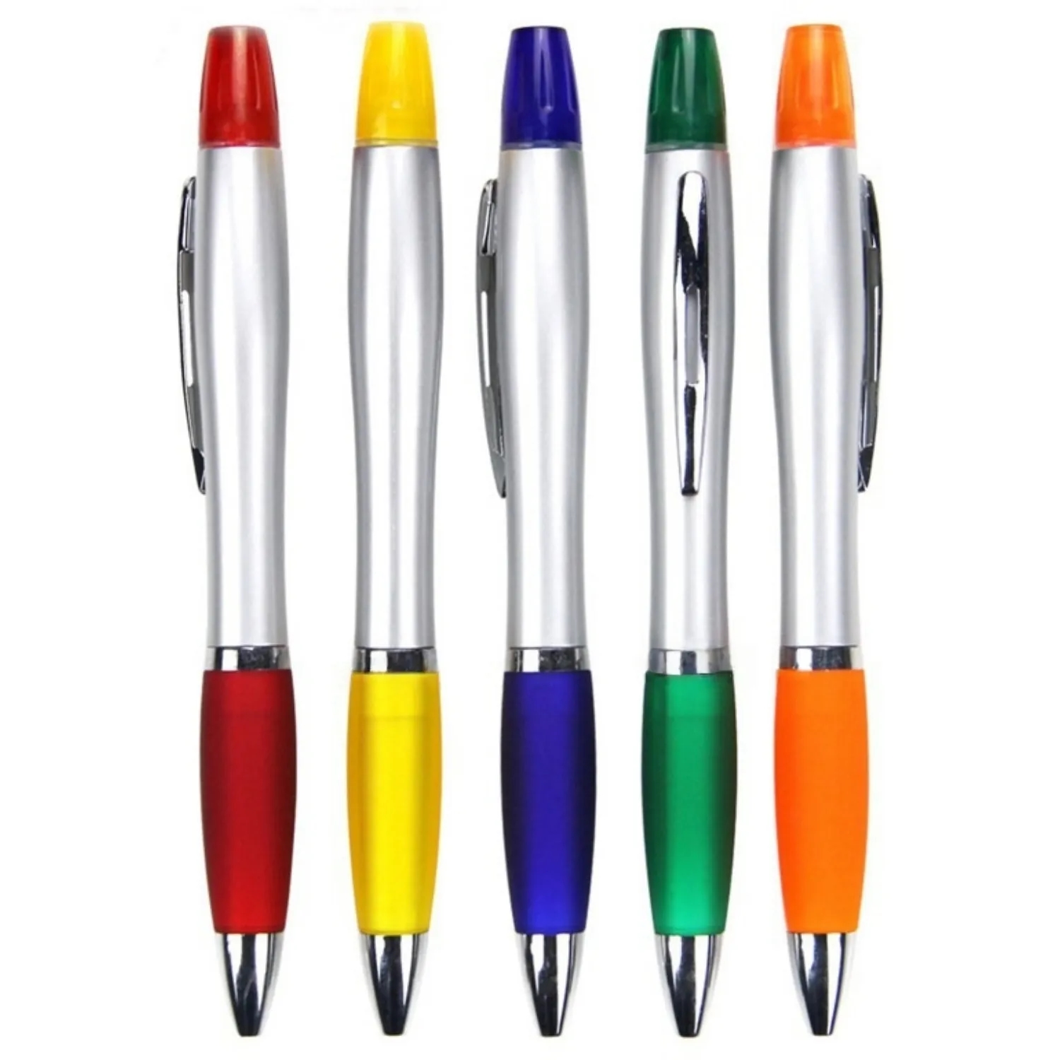 Plastic Highlighter Ballpoint Pen 4