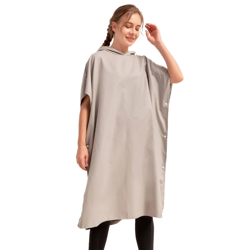 Poncho Changing Robe Towel with Hood 14