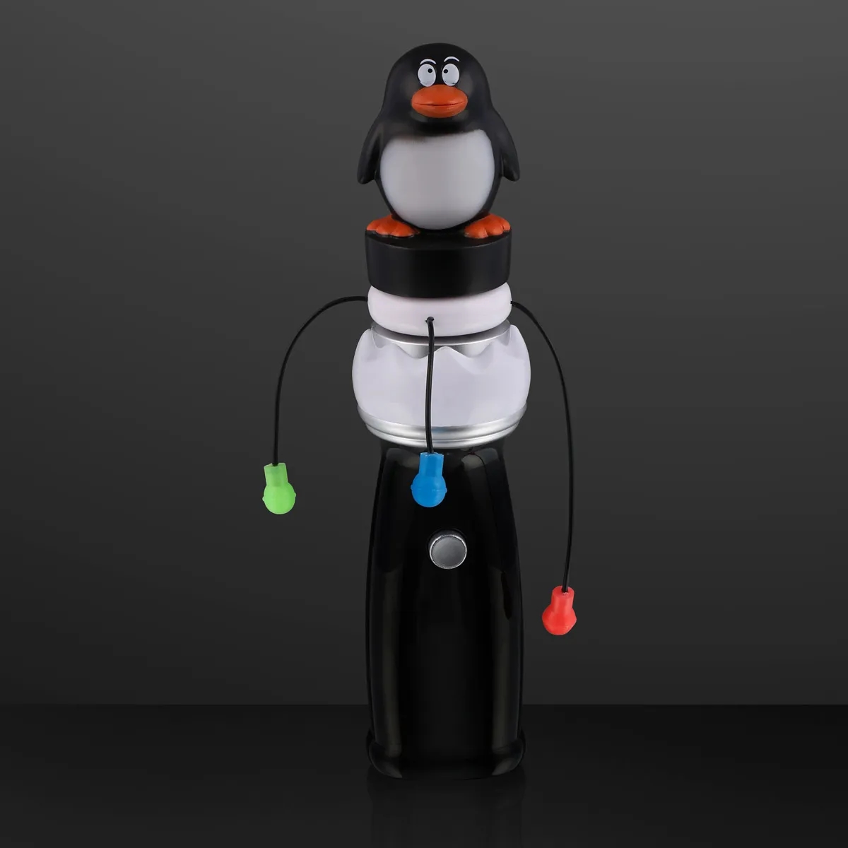 Penguin Toy Orbiting LEDs Spinning Light Wands 1