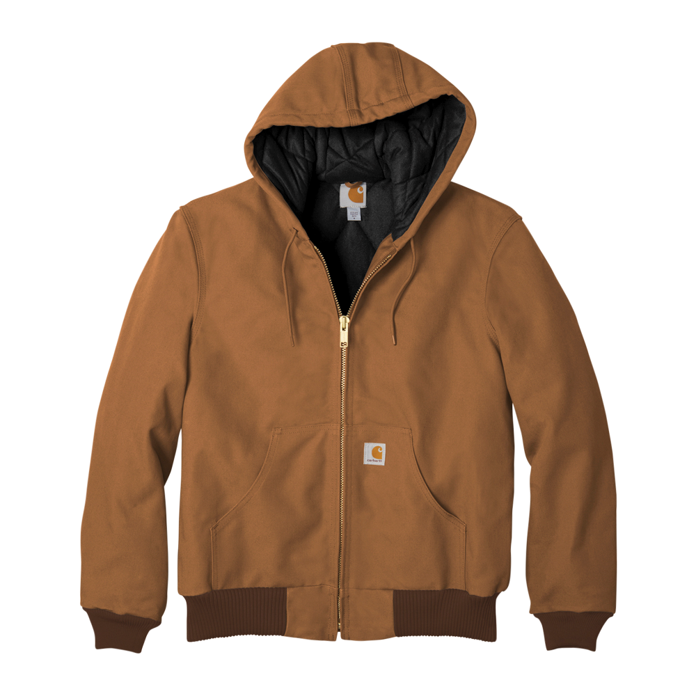 Carhartt(R) Quilted-Flannel-Lined Duck Active Jac 4