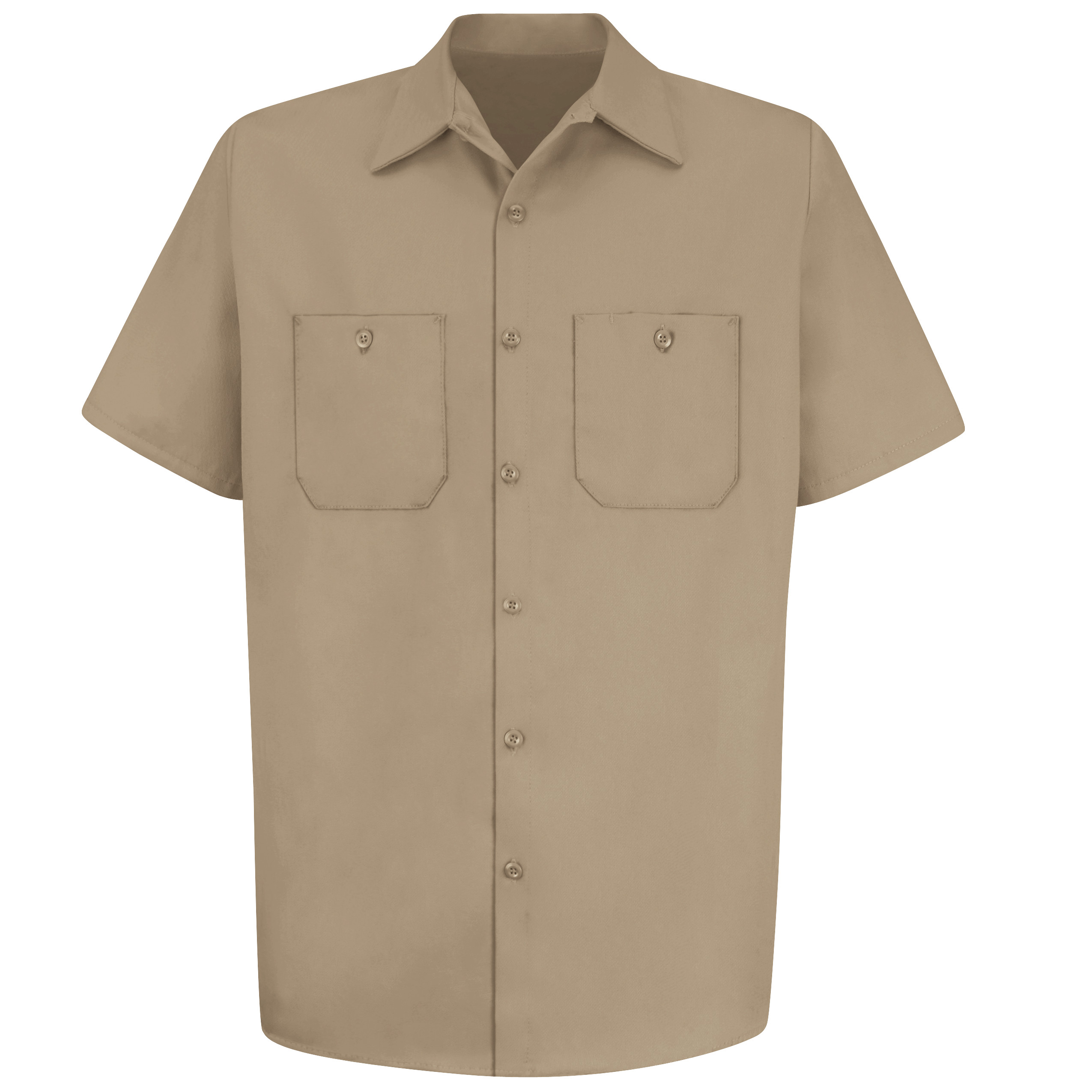 Red Kap® Men's Short Sleeve Wrinkle-Resistant Cotton Work Shirt 9