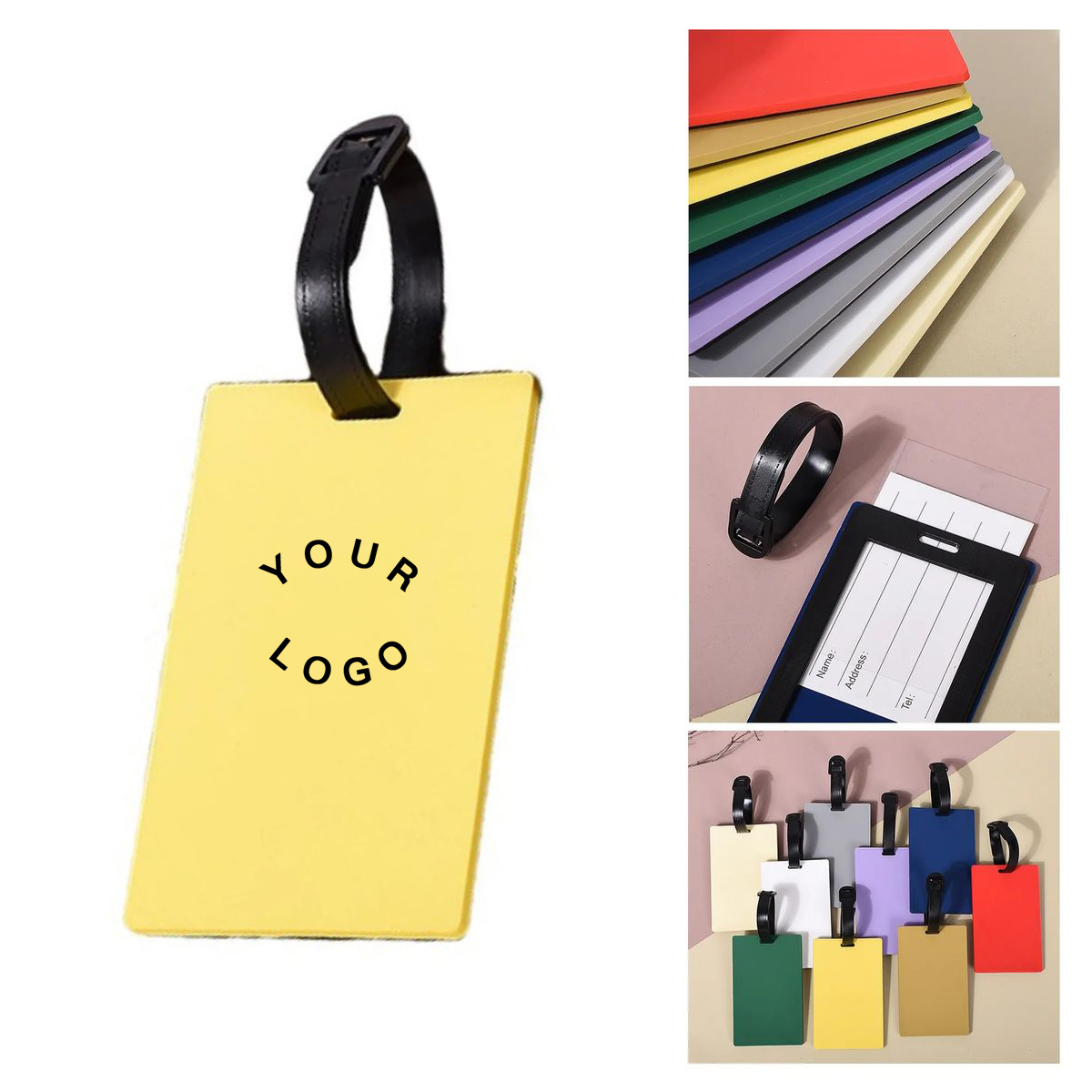 Flexible Silicone Name Tag for Suitcases 2