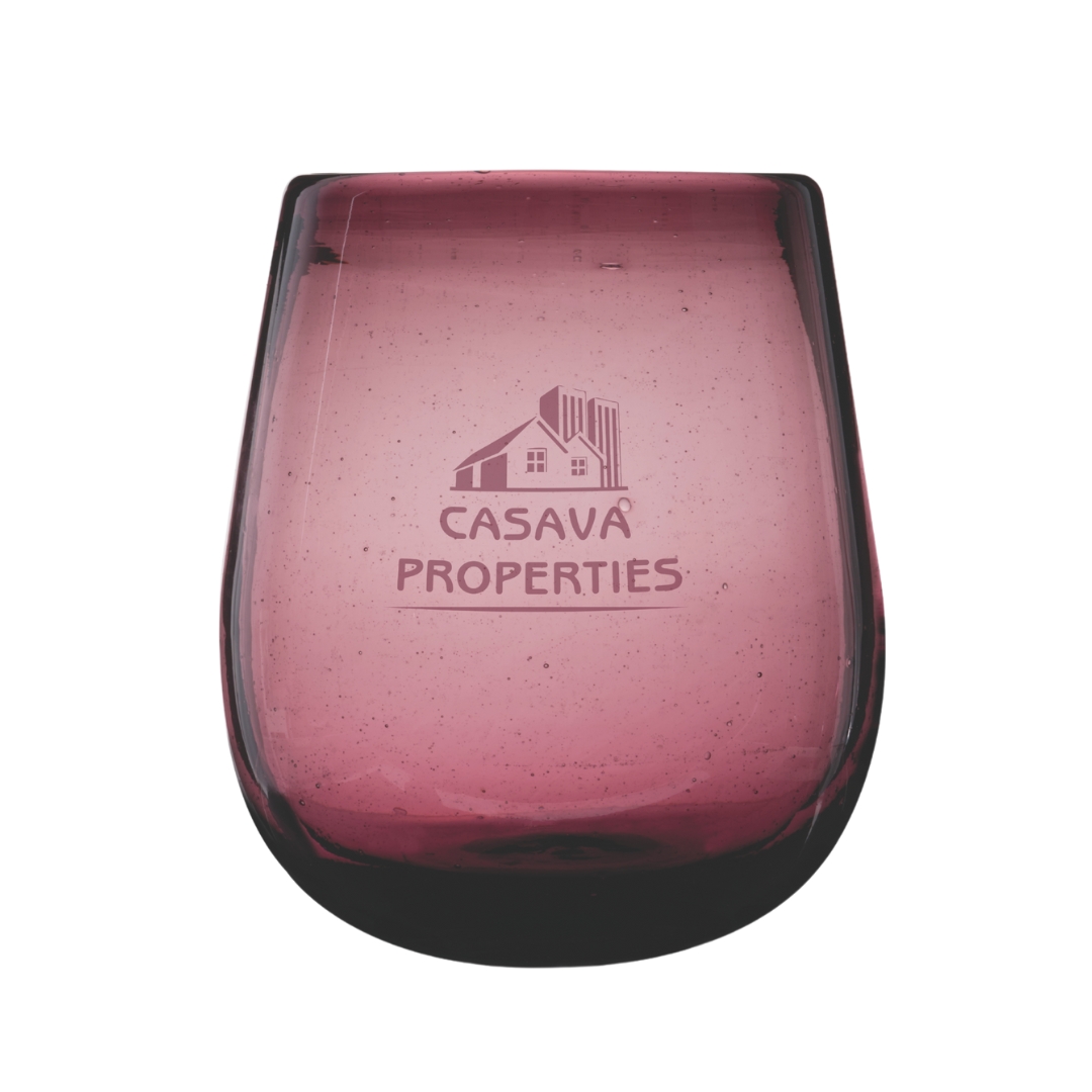 Twine Living® Rosado Recycled Stemless Wine Glass