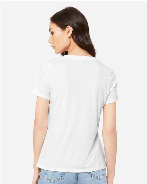Women's Relaxed Triblend V-Neck Tee - 6415 38