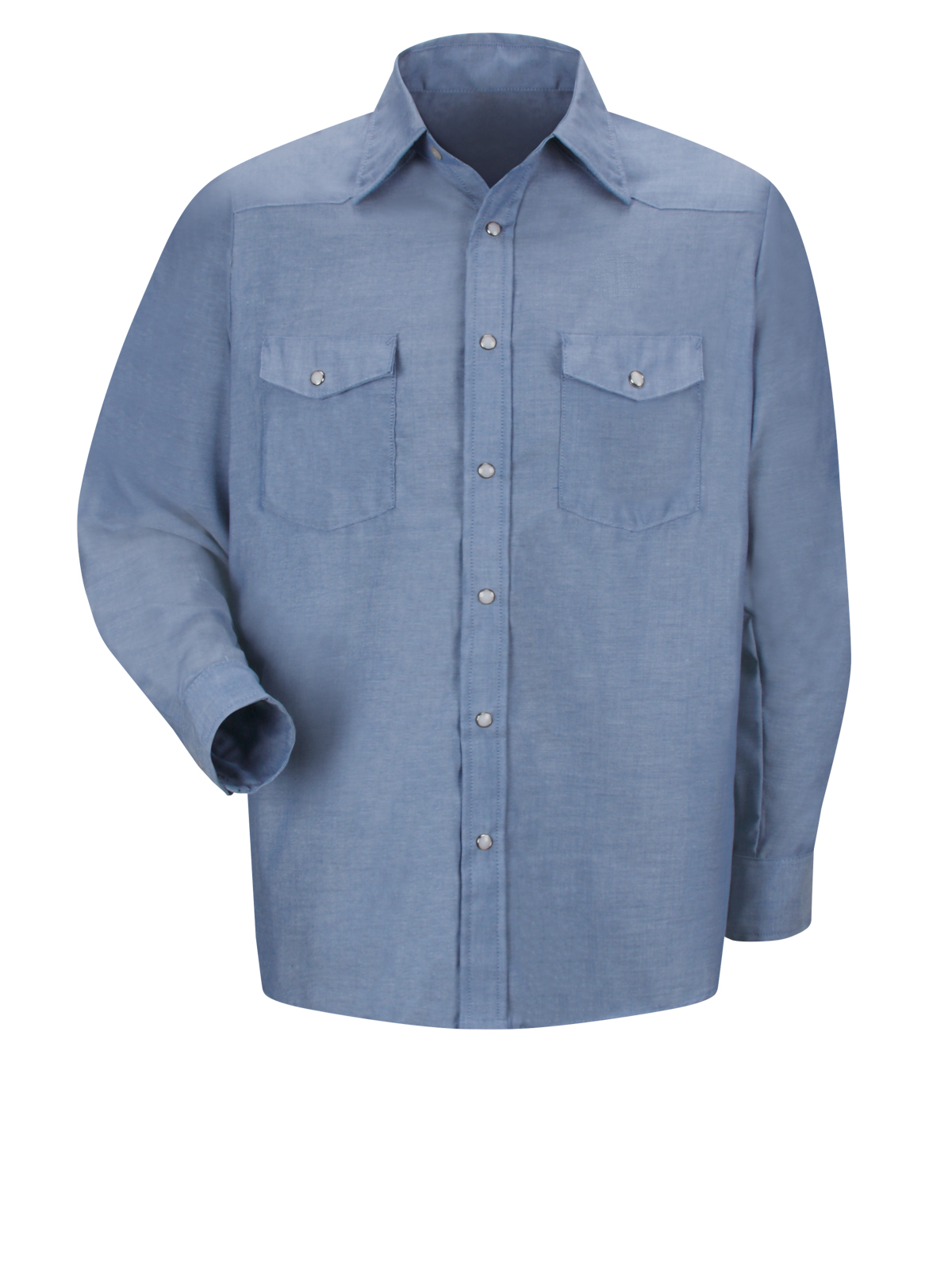 Red Kap Shirts - Men's Long Sleeve Deluxe Western Style Shirt 1
