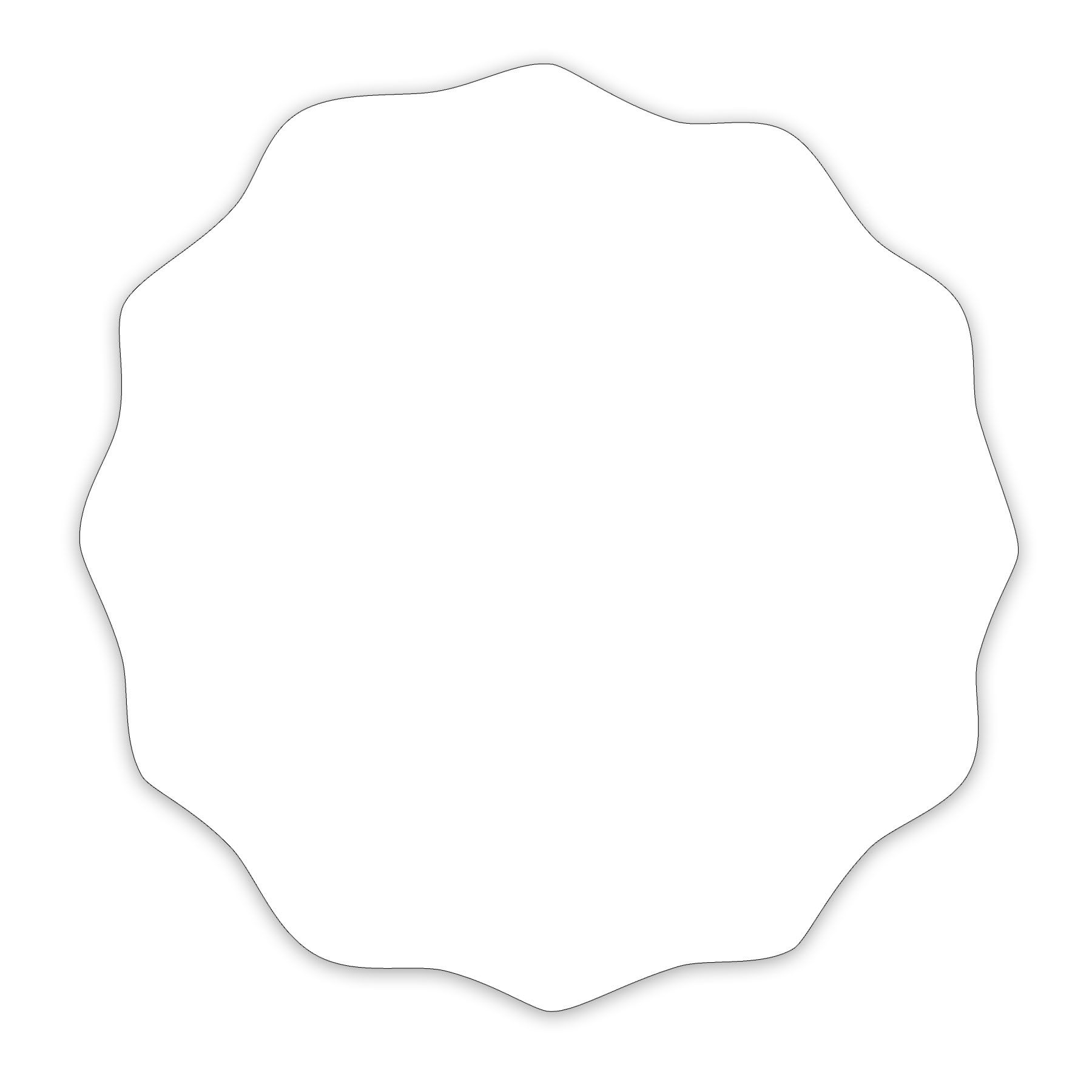 Sun Shaped NoteKeeper™ Magnet 35 Mil 4