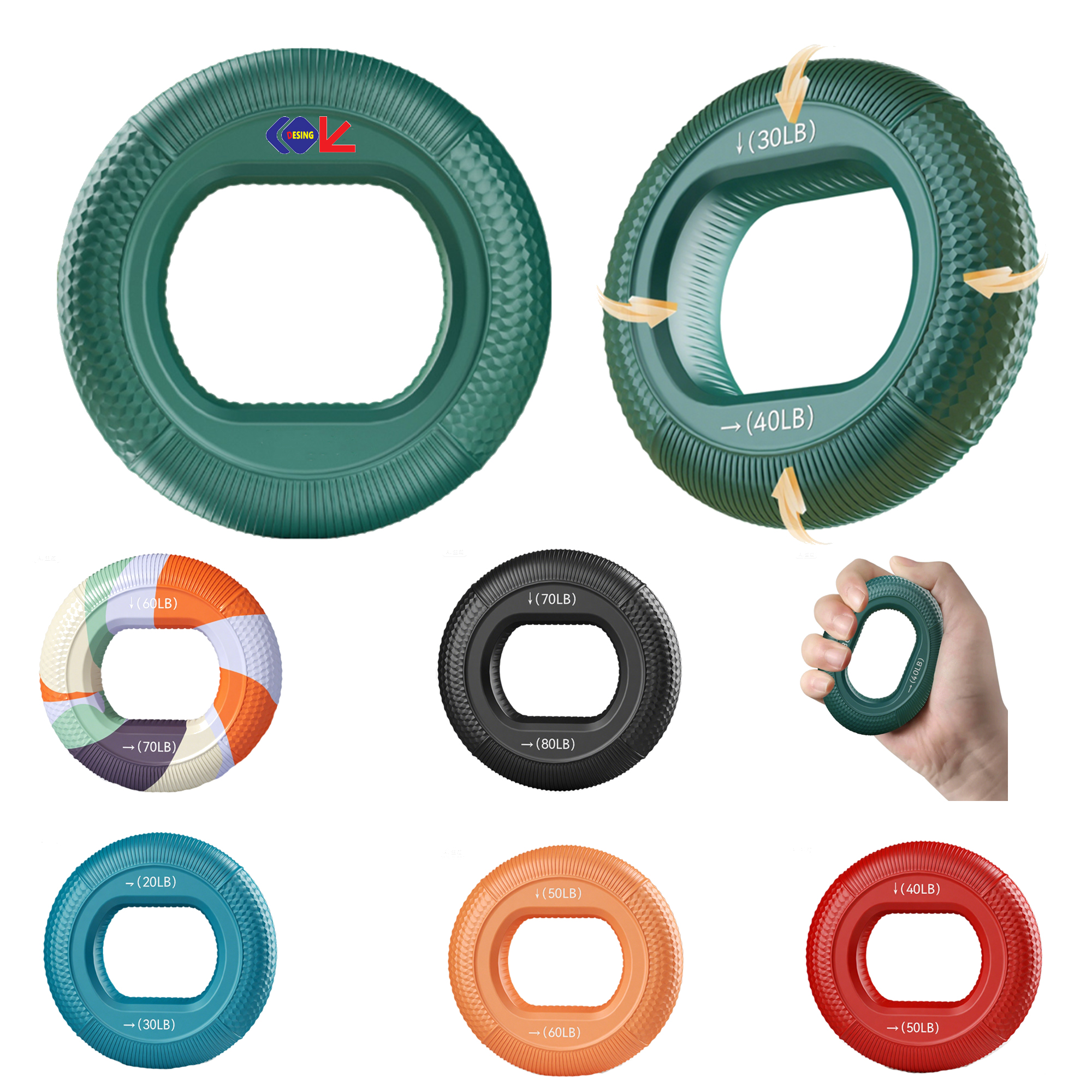 Silicone Grip Ring Stress Relief Toy MOQ 50 2