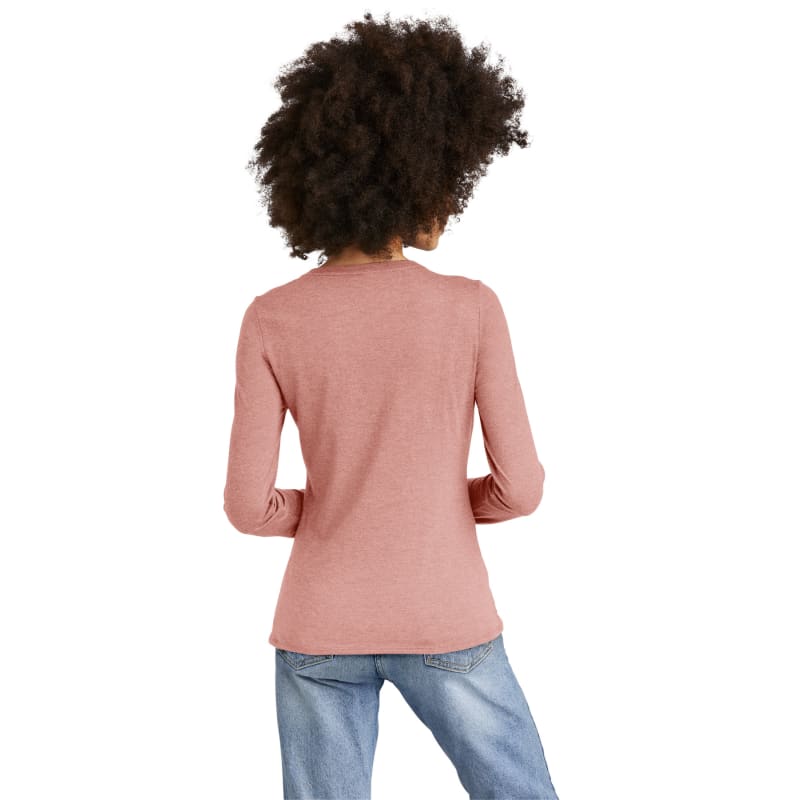 District Women's Perfect Tri Long Sleeve V-Neck Tee 19