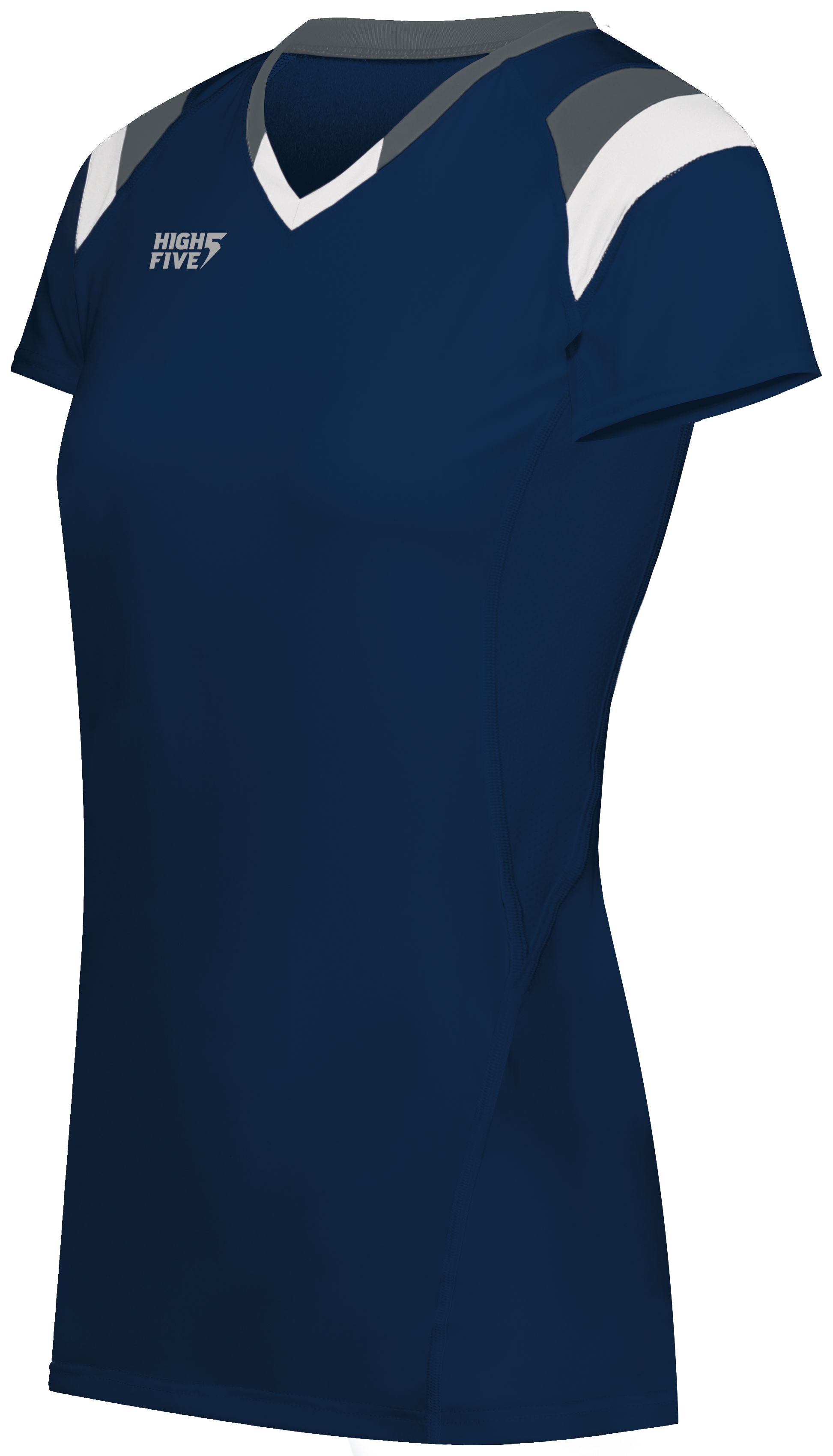 Ladies TruHit Tri-Color Short Sleeve Jersey 2