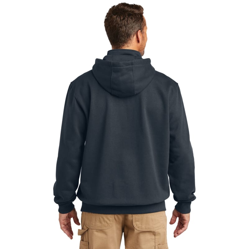 Carhartt Rain Defender Paxton Heavyweight Hooded Zip Mock Sweatshirt. 12
