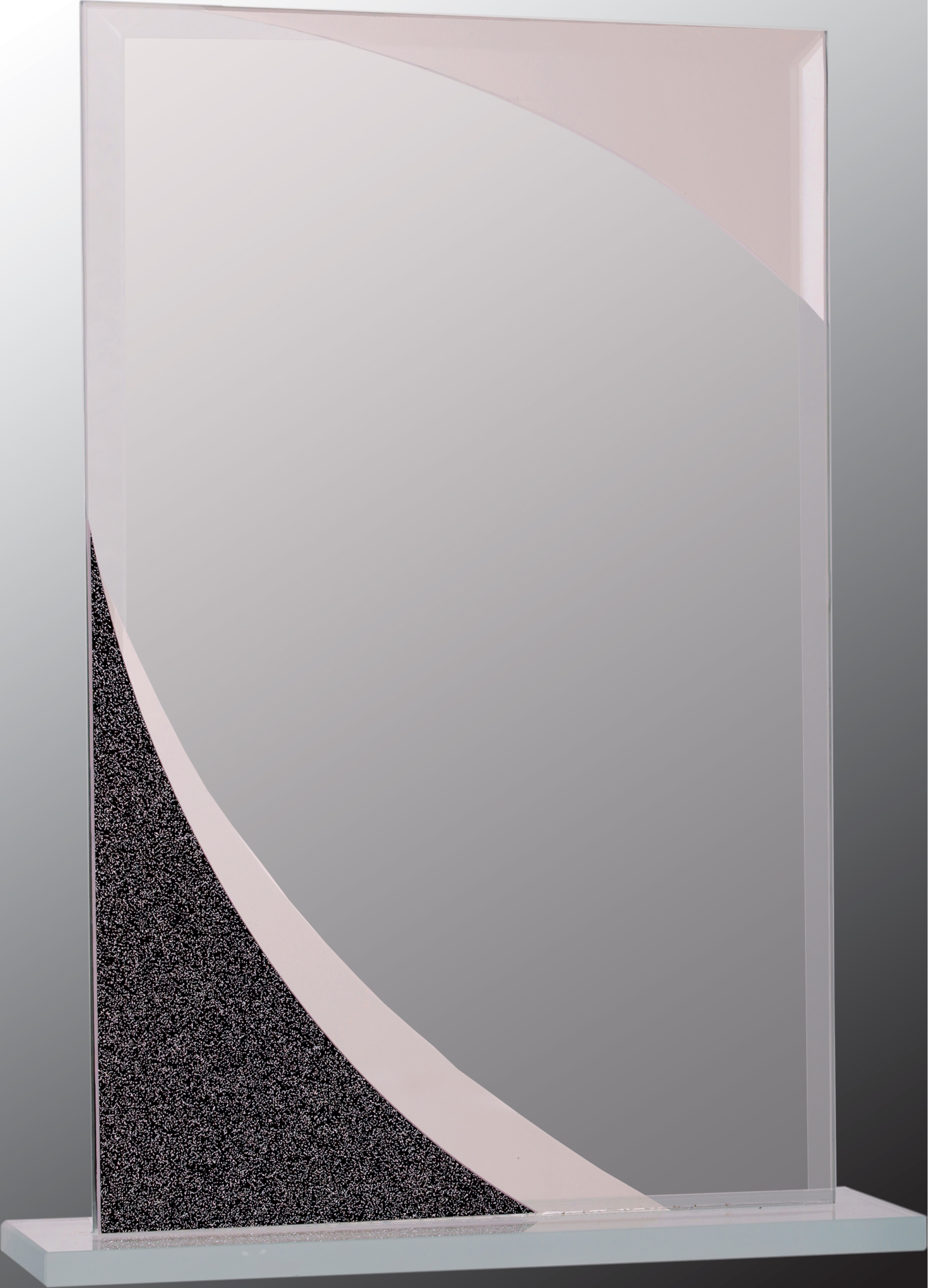 7 1/2" Rectangle Designer Glass Award 3