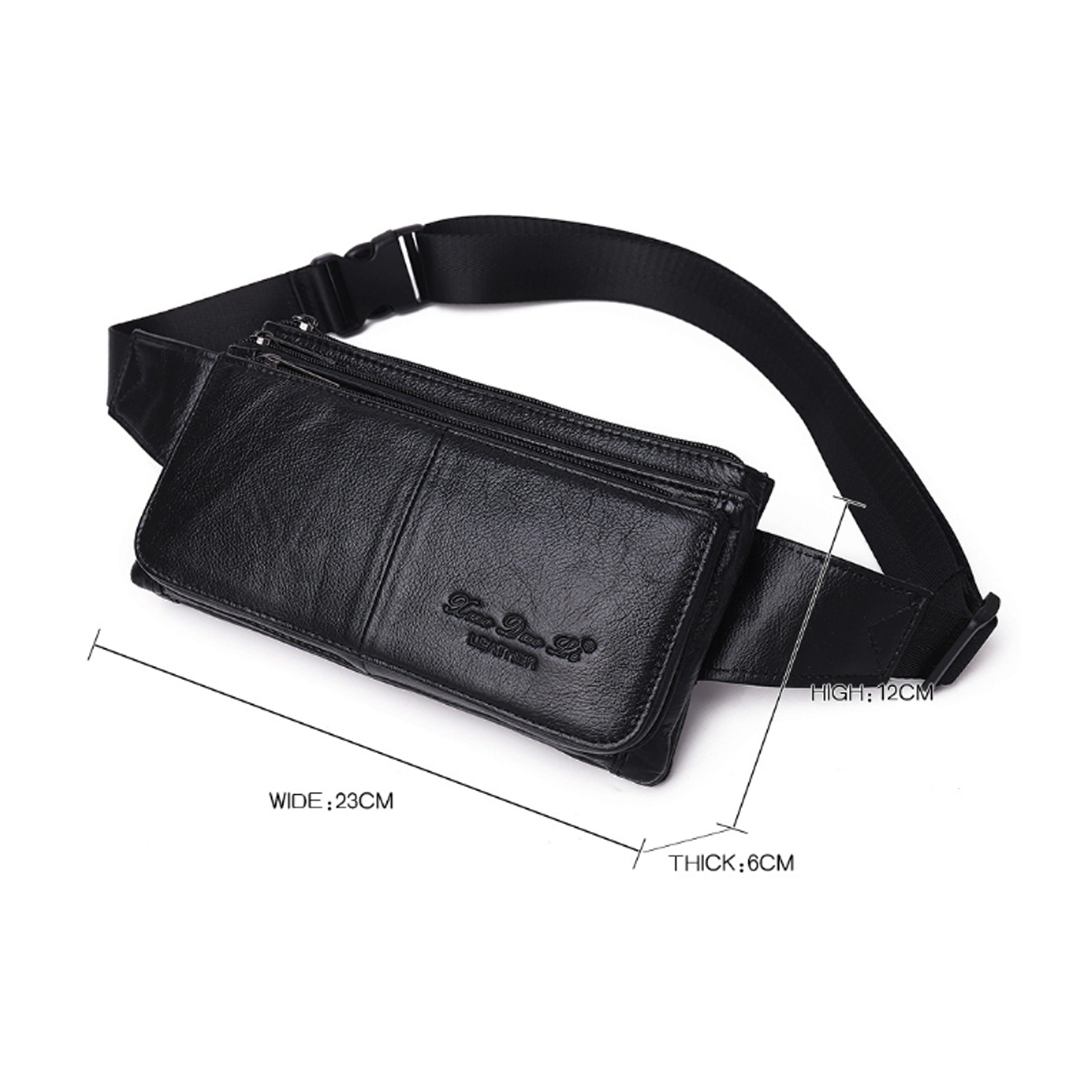 Genuine leather Waist Bag 4