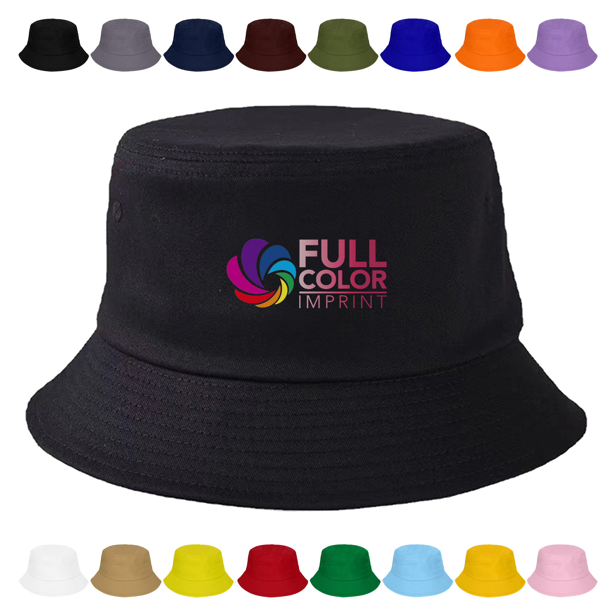 MOQ 30pcs Custom Logo Bucket Hat 2