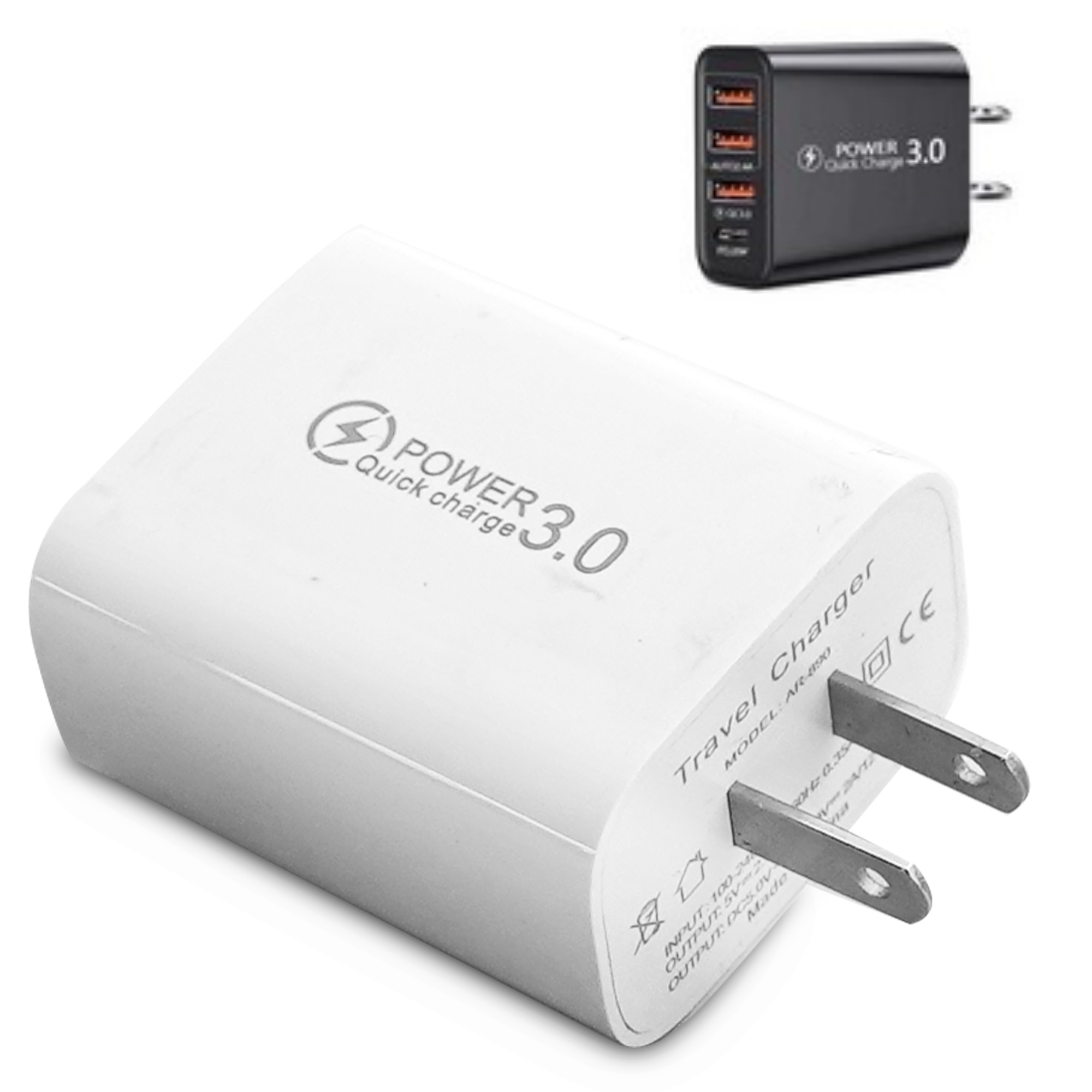 4 Port USB Wall Charger Block 2