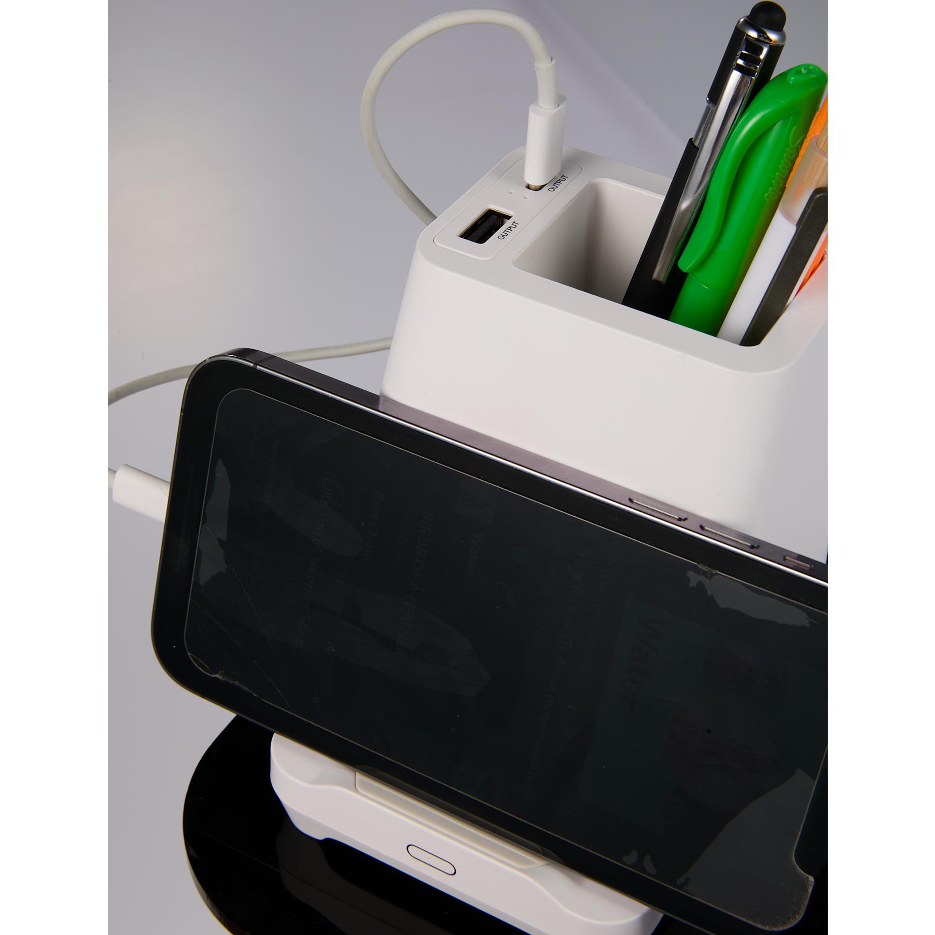 Desk Mate Organizer with Bluetooth Speaker and Hub 44