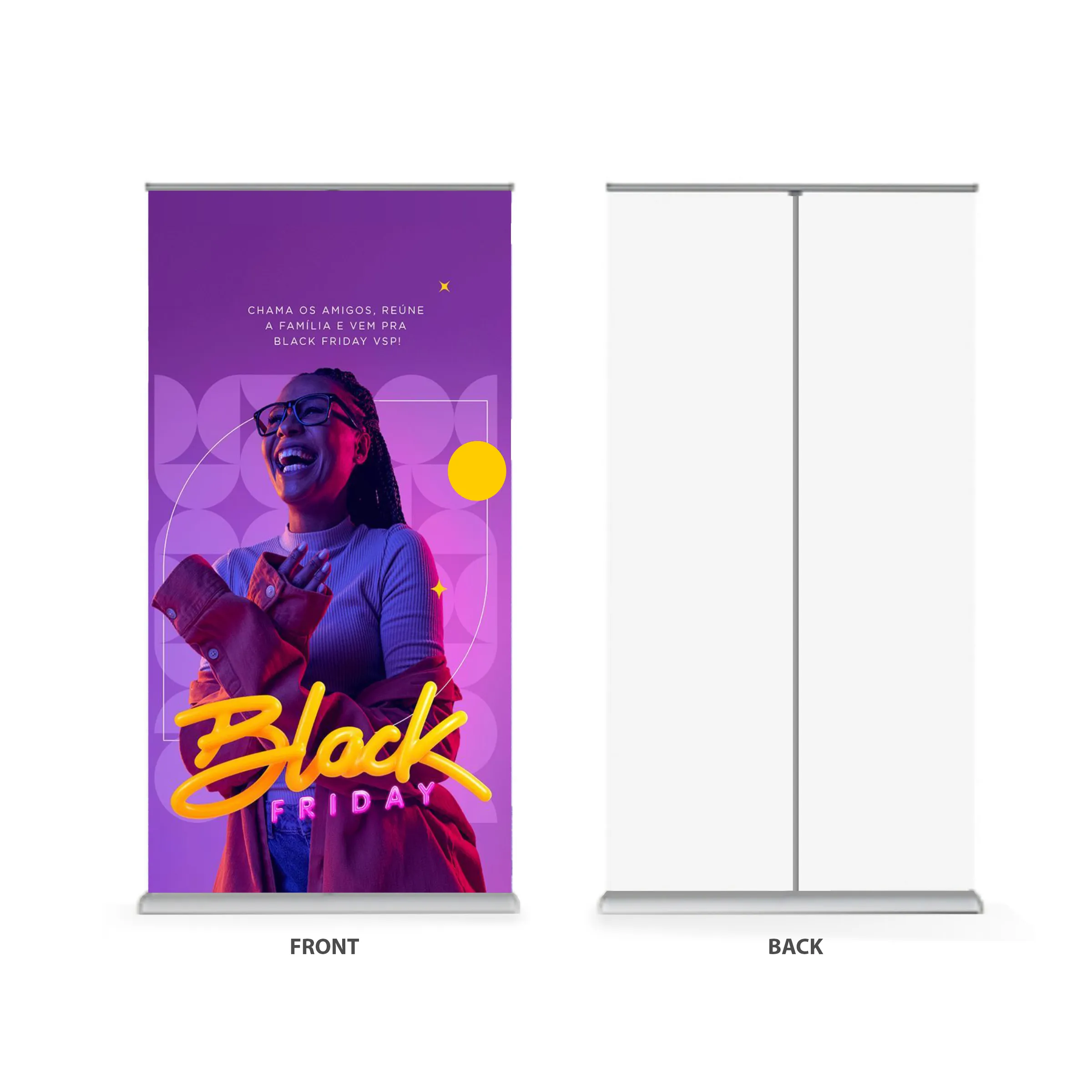 39" x 78" Deluxe Single Sided Retractable Banner Kit 3