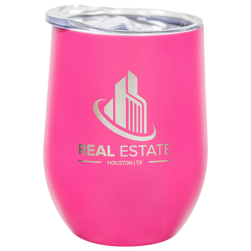 12 Oz. Custom Stainless Steel Wine Tumblers 12