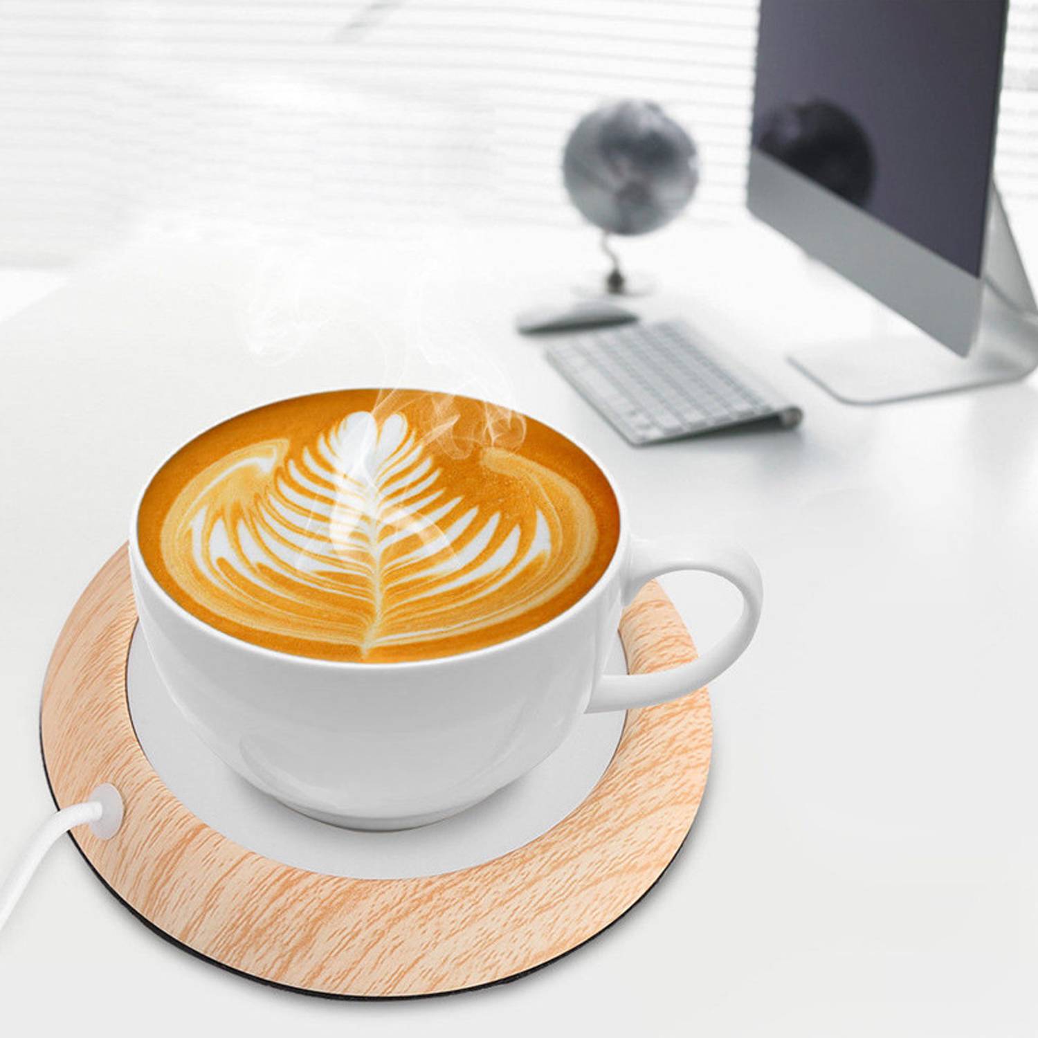 Home Office Desk Use USB Milk And Coffee Cup Mug Warmer 4