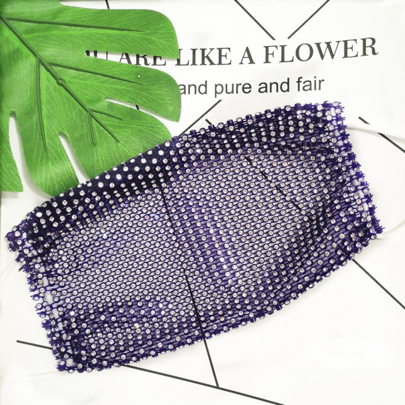 Fashion diamond mouth medical protection face mask 6