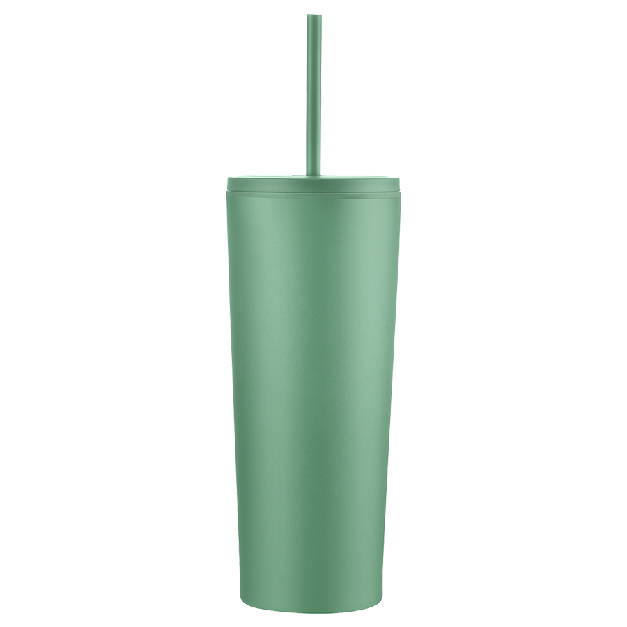 EcoSip 24oz Double Wall Tumbler with Leak-Proof Straw 2