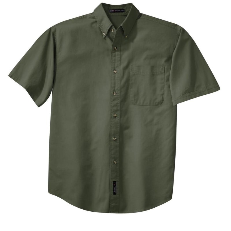 Port Authority Short Sleeve Twill Shirt. 22