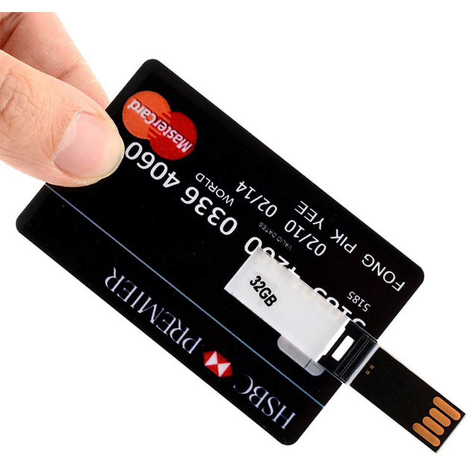 Credit Card Shaped Usb Flash Drive 1