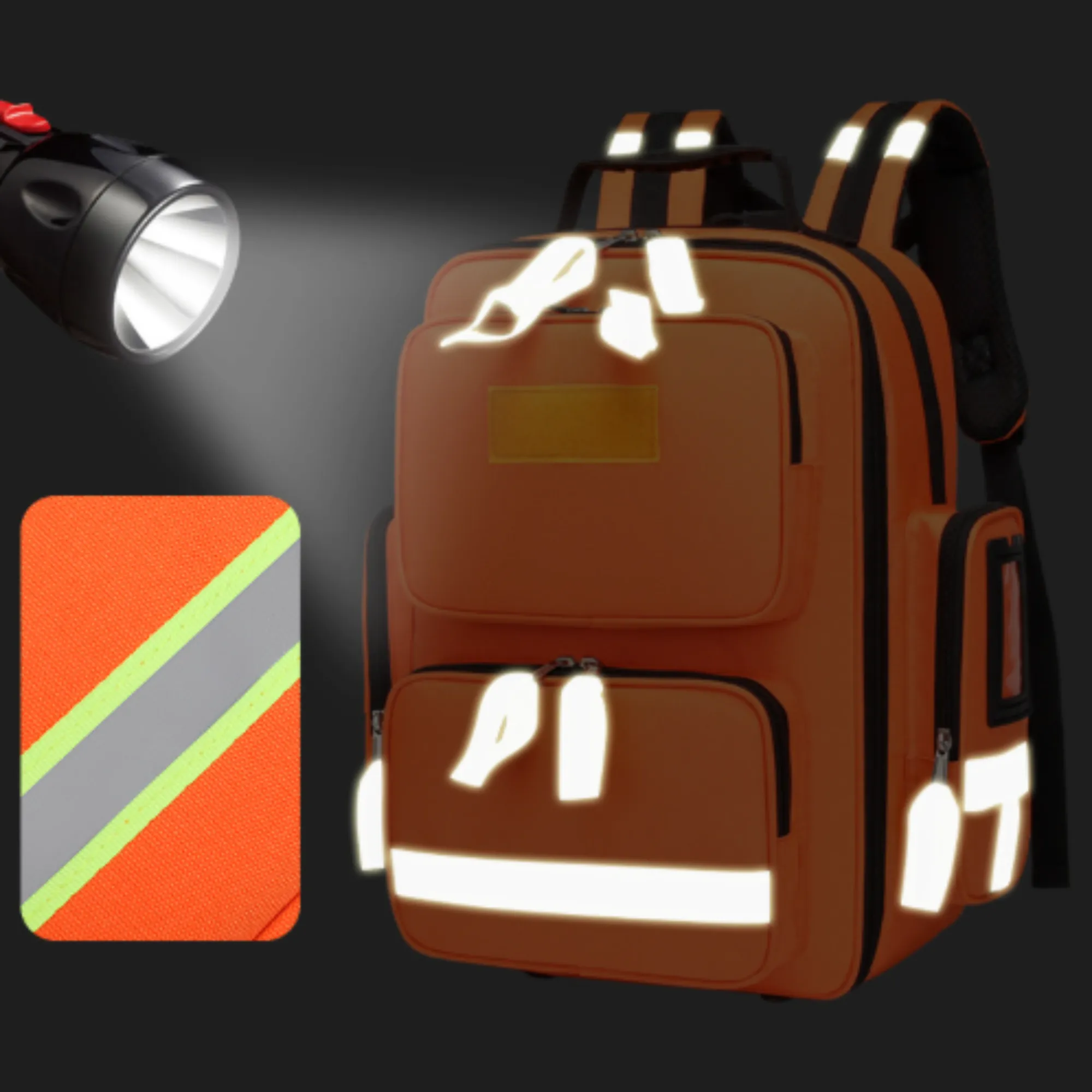 Medical Backpack with Reflective Strip for Emergencies 1