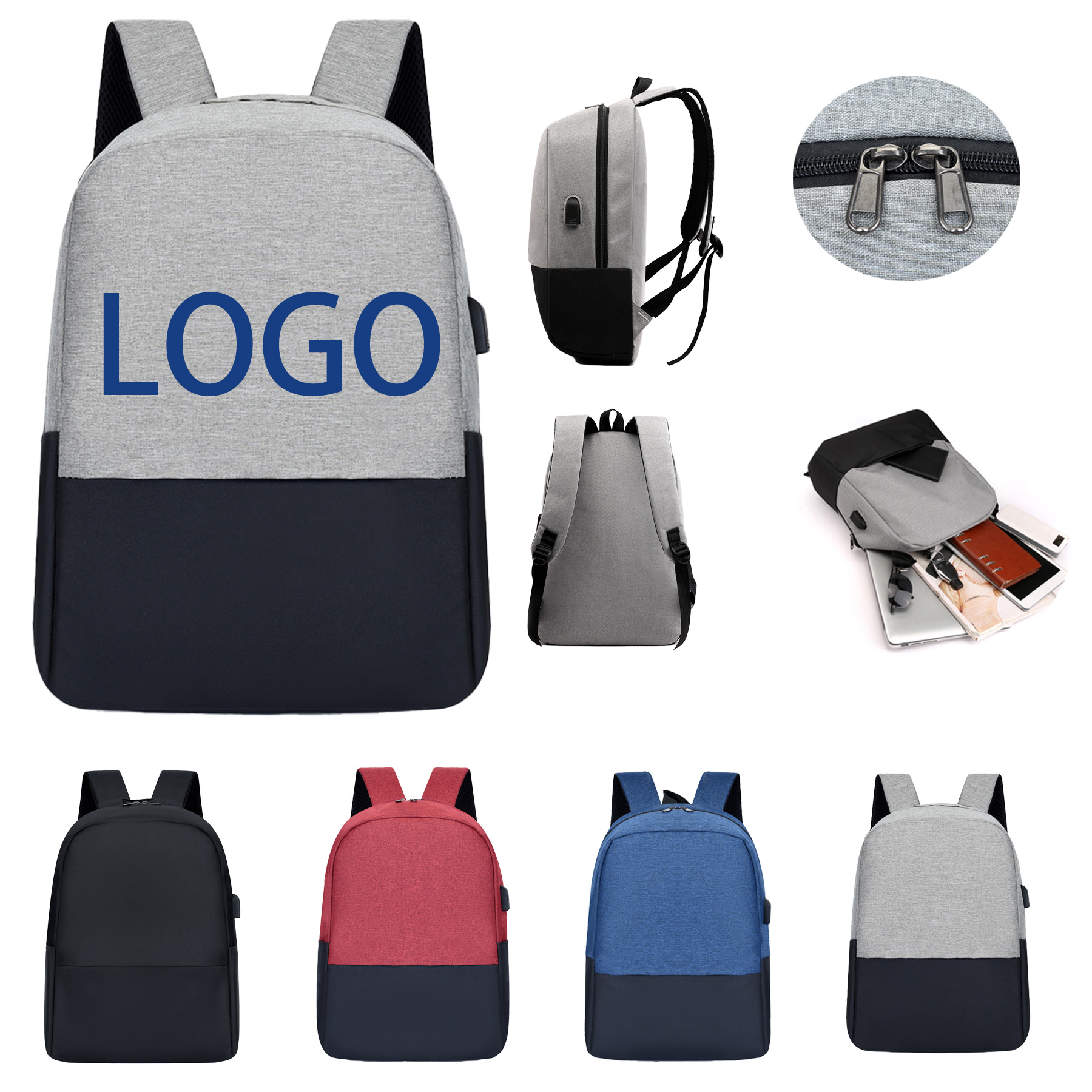 Business Backpack with Usb Charging Port 6