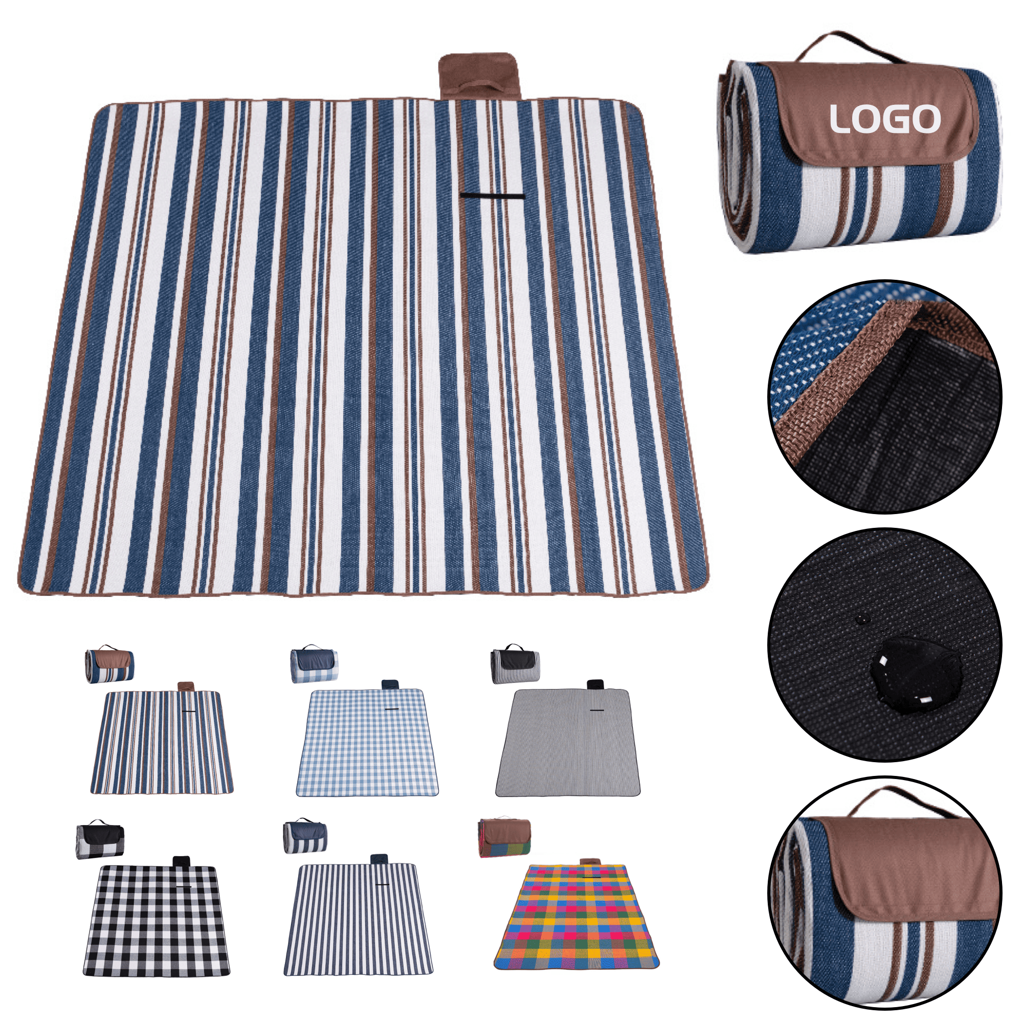 Durable Oxford Waterproof Picnic Blanket 6