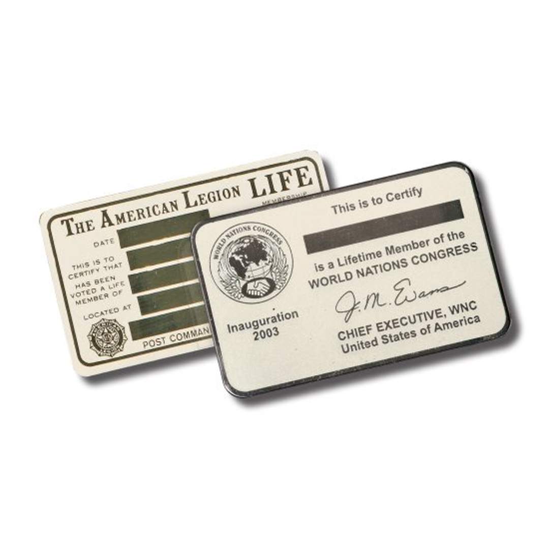 Wallet Card - Brass 3