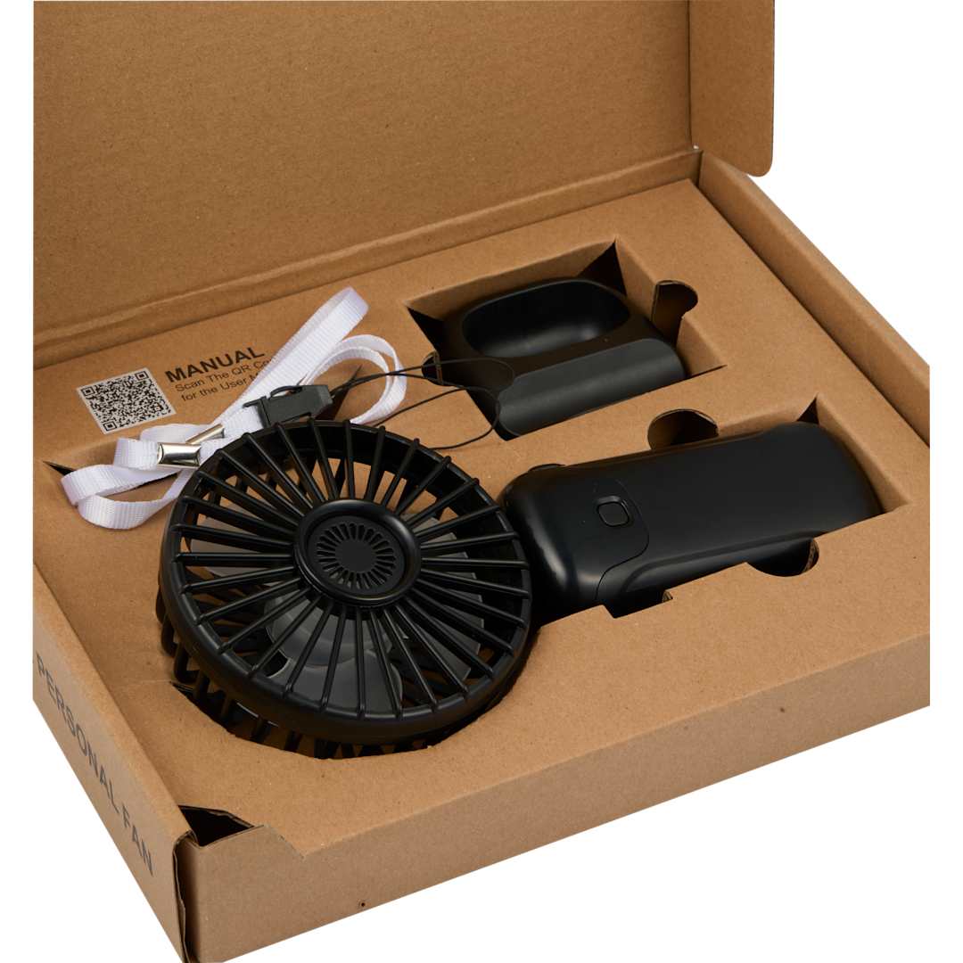 Rechargeable 100% RABS Personal LED Fan 61