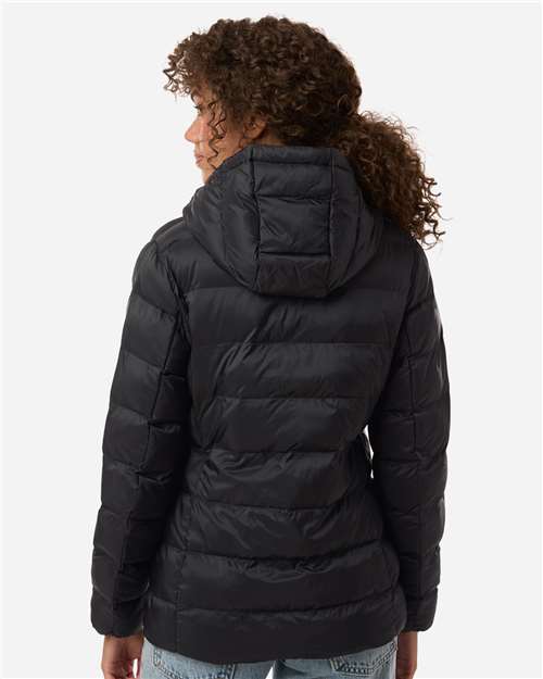 Women's Lightweight Poly-filled Hooded Puffer Jacket - W26715 2